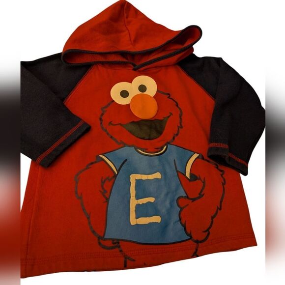 Sesame Street‎ Elmo Y2K Hoodie Sweatshirt Size 24 Months - Picture 1 of 7
